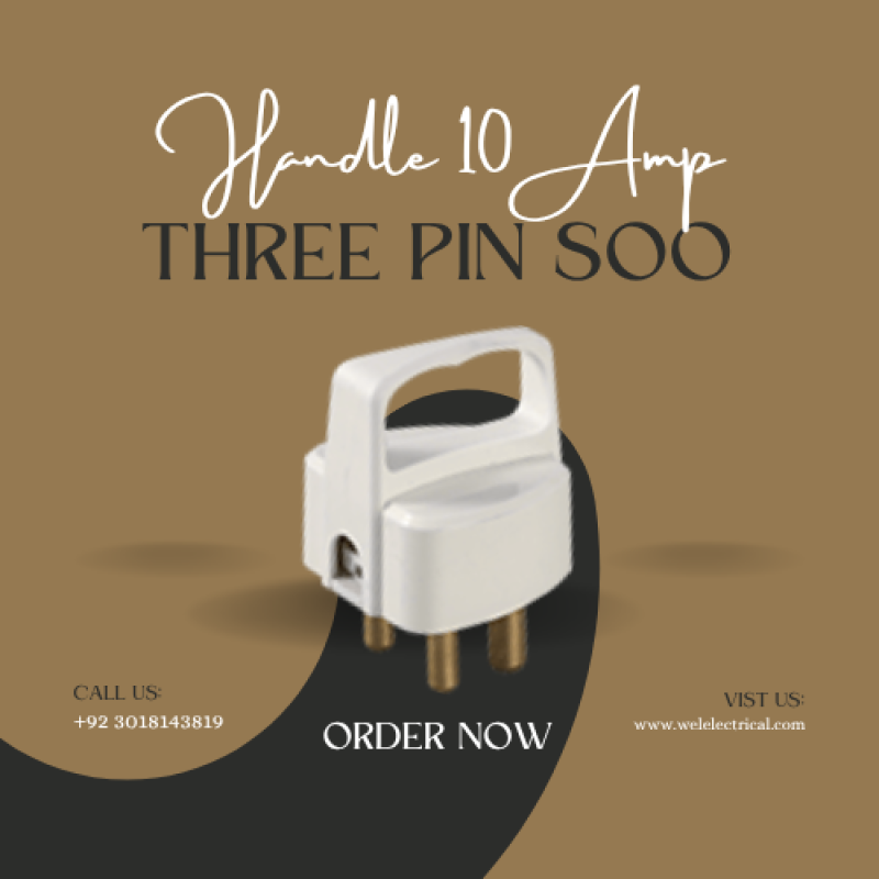 Three Pin Shoo  Porcelain Based 10 Amp